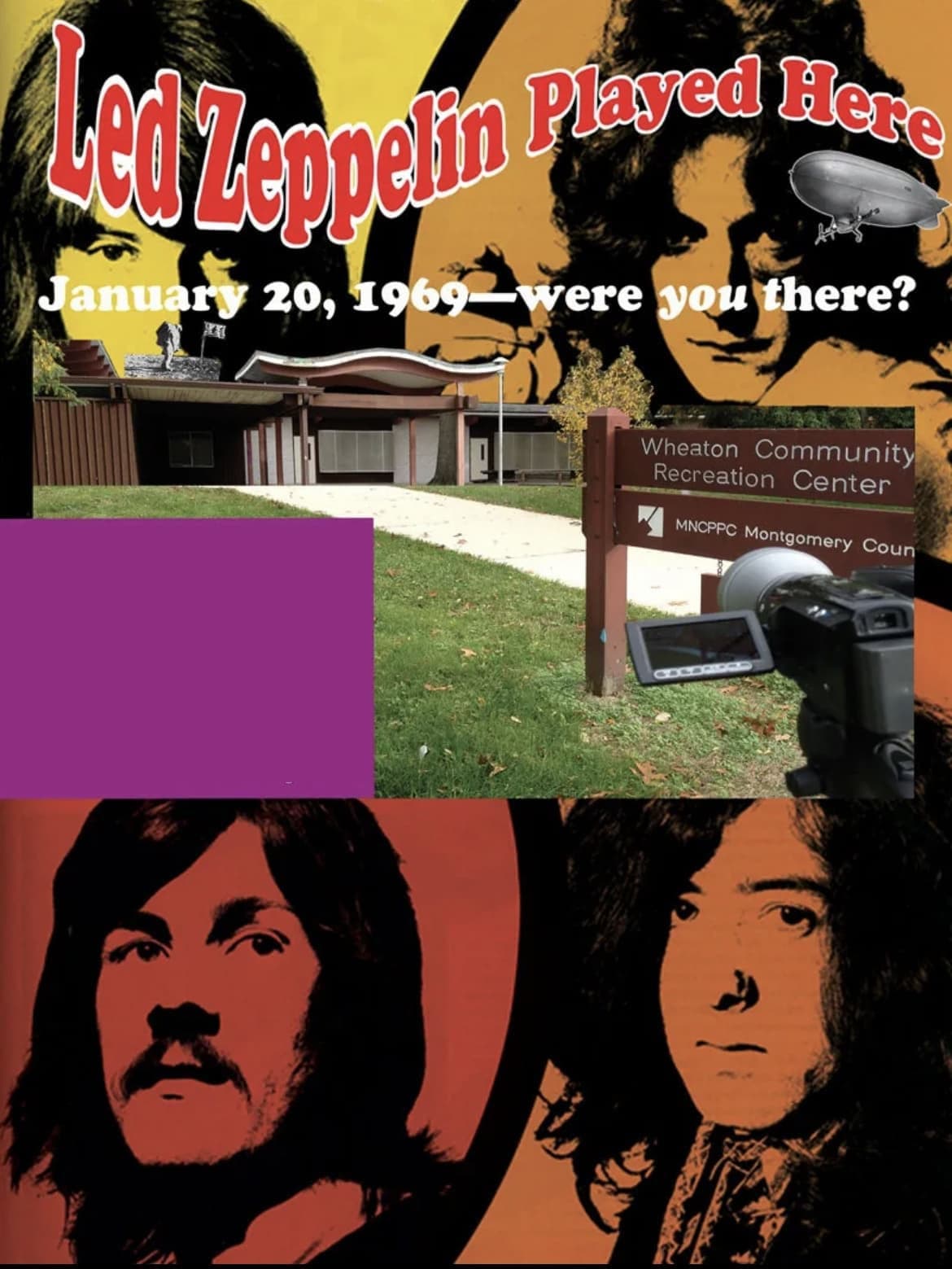 Постер Led Zeppelin Played Here